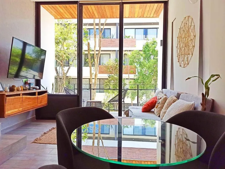 Skyline 2 New 2Br/2Bath Apt Private Pool/Rooftop Tulum 0*,